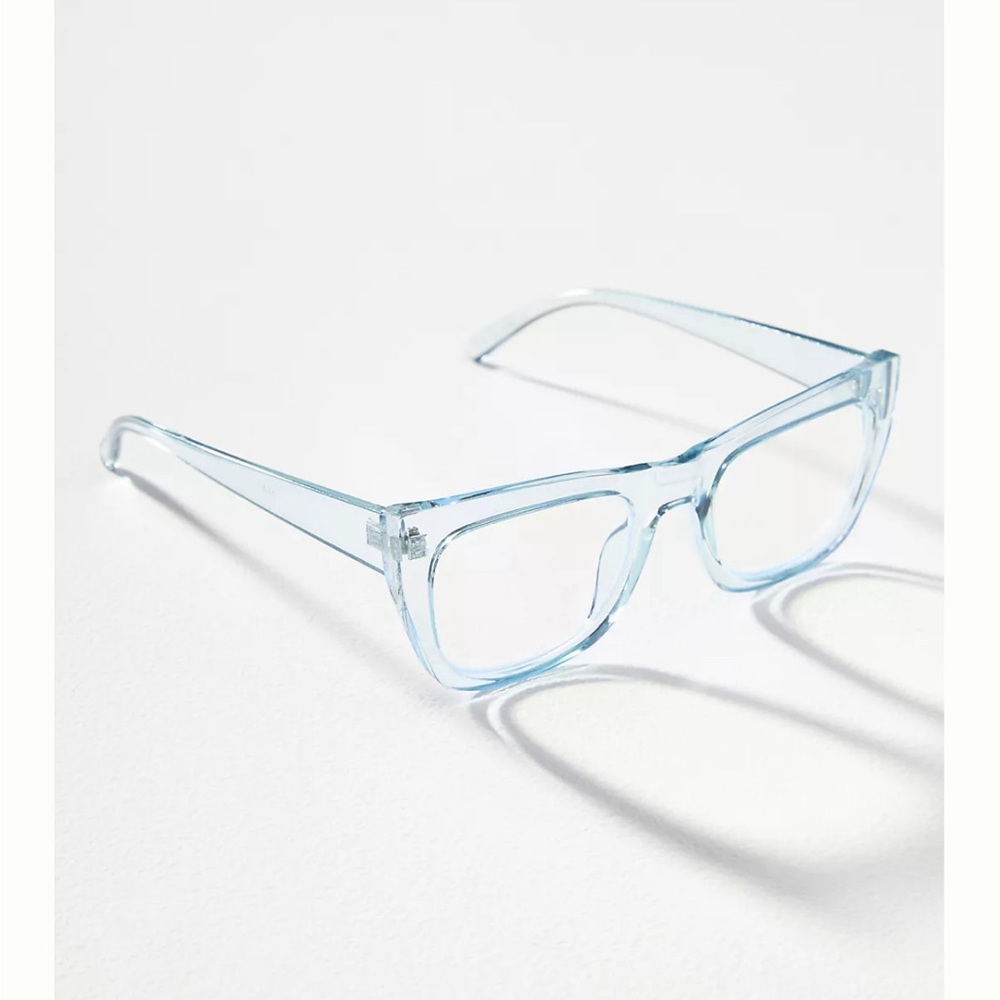 NWT Anthropologie Translucent Blue Light Glasses
